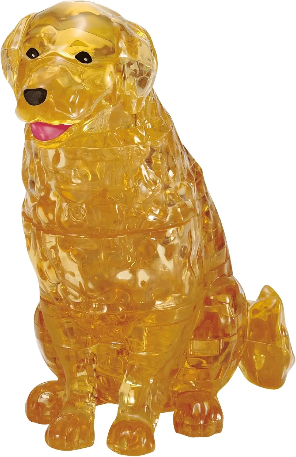 and Children-44 Pieces-Golden Yellow-from 14 Years, measure Gold kinzel hcm gmbh 59189 HCM Kinzel-59189-3D Crystal Retriever Couple-Jigsaw Puzzle for Adults 