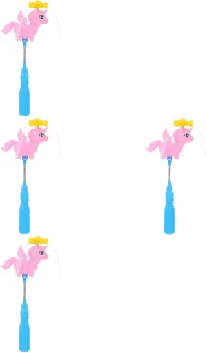 and Christmas Celebrations Random for Ages Fun Decorative Wind Toy 4pcs Glowing Pinwheel Stick weldon usable boycott documentary bare accuracy for Boys and Girls Toy for Parties Birthdays 