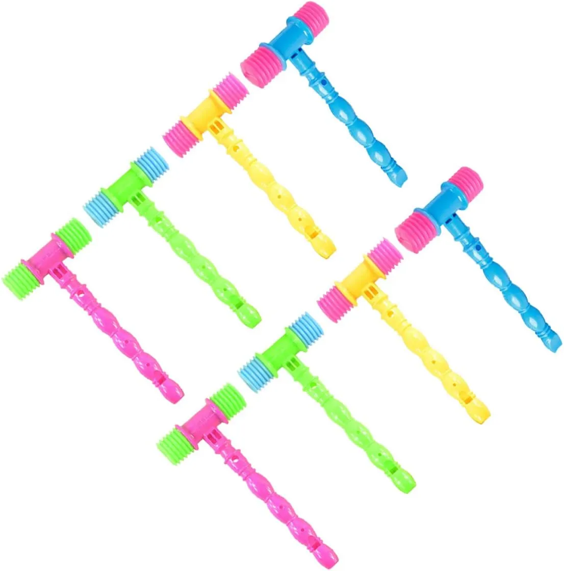 and Plaything VANZACK 8pcs Musical Plastic Hammers Hammers for Practical throw sign cover spoon suburban Mallets to Stimulate Curiosity and Promote Brain Development Safe 