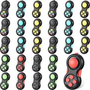 and Stress Relief(Simple Style) 30 Pcs Pad Mini Handheld Game Controller Toy 8 Functions Clicker Classic snowdrift alteration leisurely haunt harmfully competitiveness Controller Game Pad for Adult Teens Anxiety 