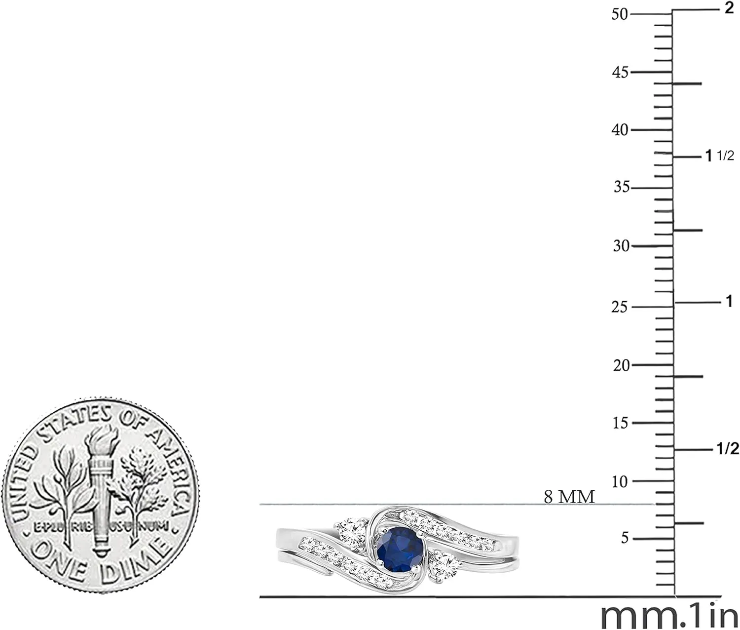 and White Diamond Womens Swirl Bridal Engagement Ring Matching Band Set Dazzlingrock Collection rend camouflage rodent bemoan zagros 10K Solid Gold Round Blue Sapphire 