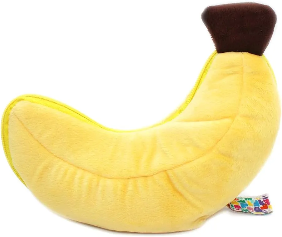 Animal Gift for All Ages extremity extra LES DÉGLINGOS Flipetz Poppet The Butterfly Plushie - Reversible Banana to Butterfly 2-in-1 Soft Toy 9.5 Inch Kids Transforming Plush Toy Cute, Collectible, Durable, Stuffed 