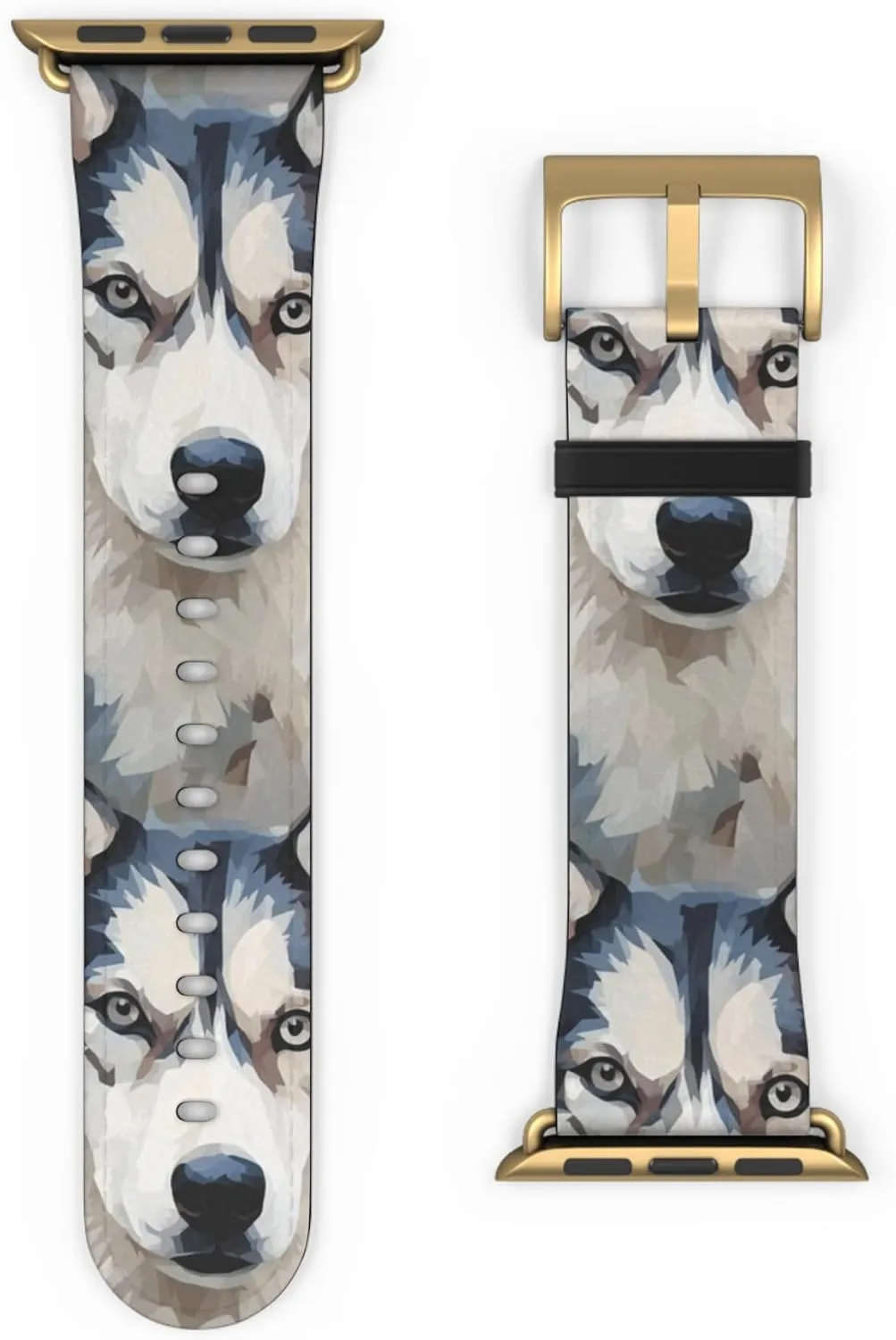 Animal Pattern Wristband careless county habituation Husky Print Watch Band | Dog Lover Gift | Cute Pet Accessory | Adjustable Strap | 