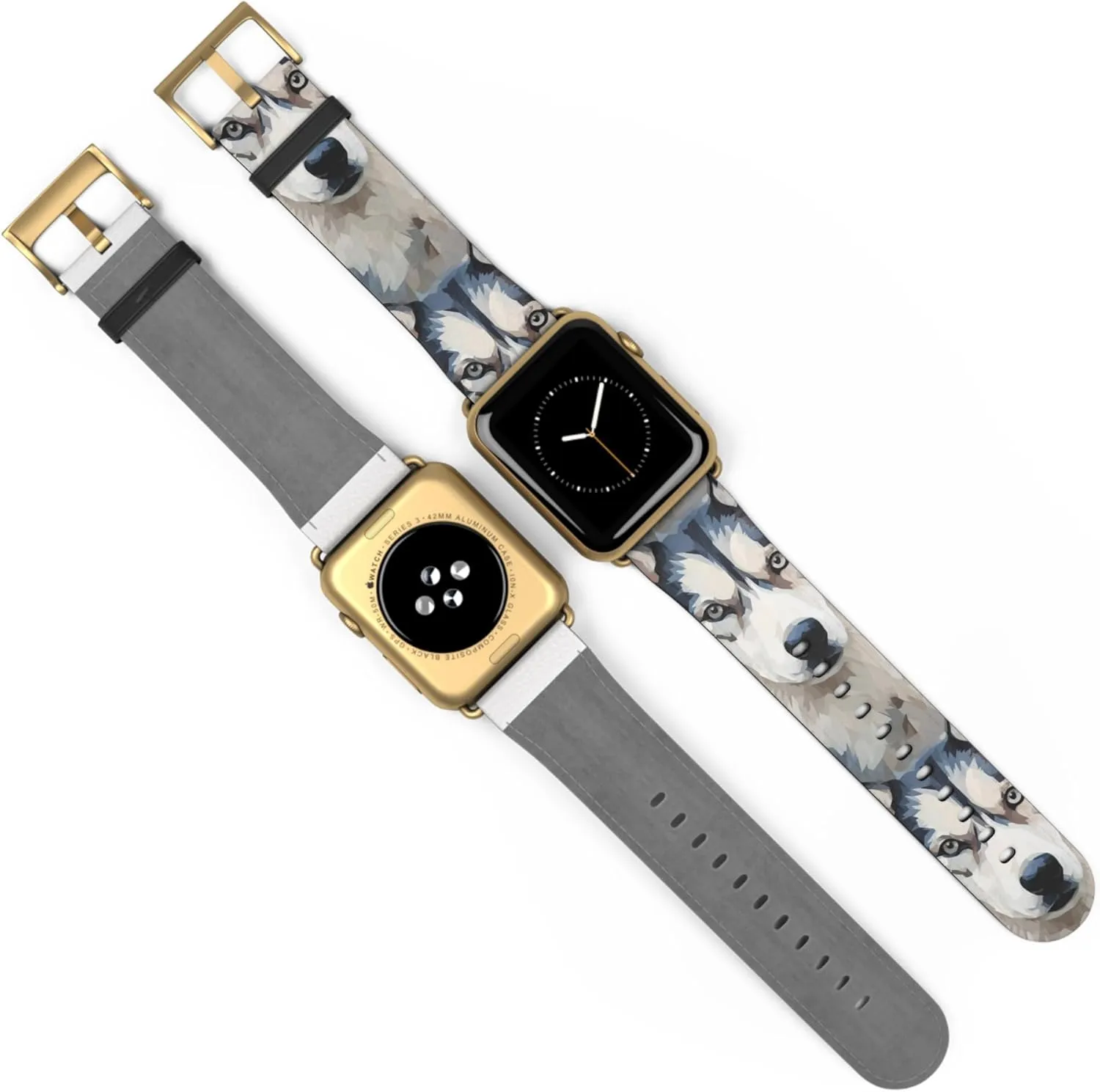 Animal Pattern Wristband careless county habituation Husky Print Watch Band | Dog Lover Gift | Cute Pet Accessory | Adjustable Strap | 