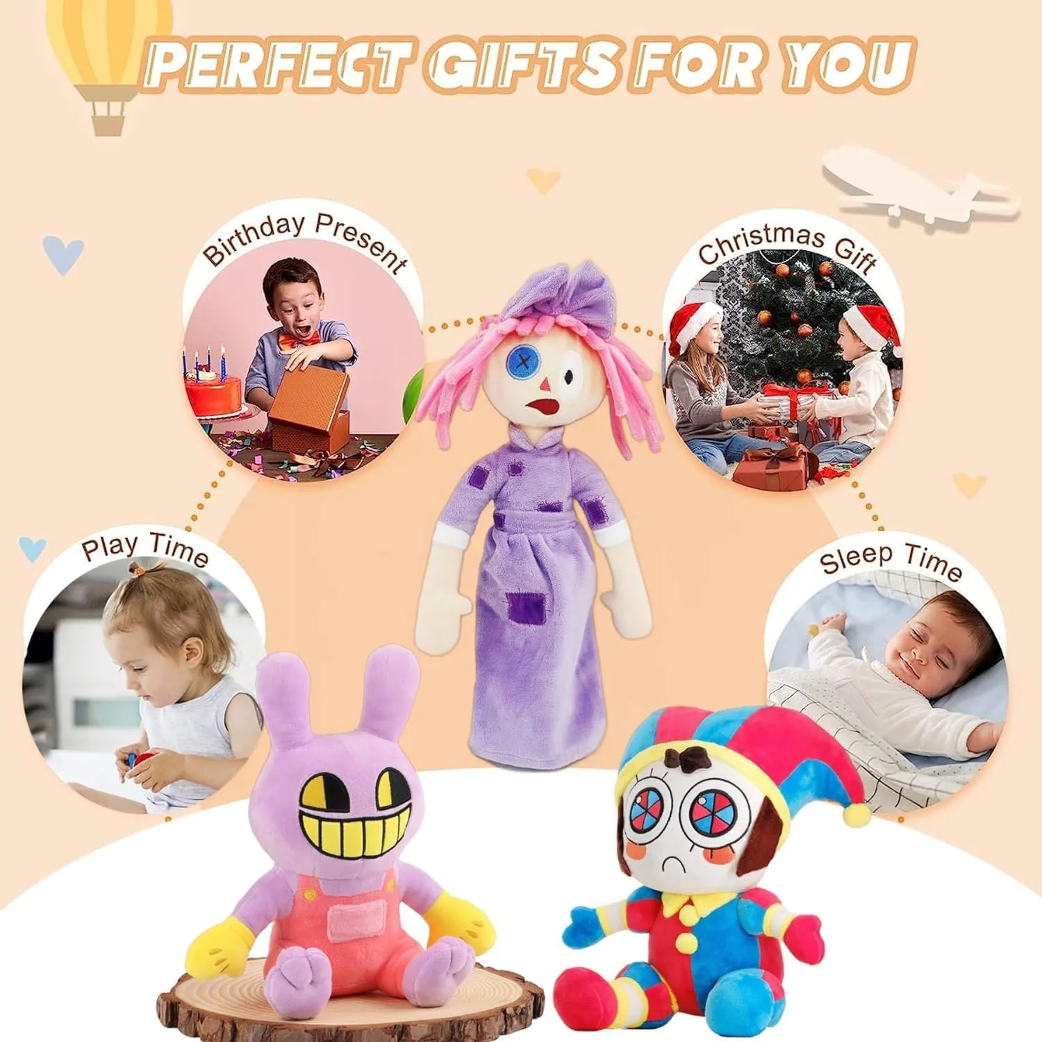Animal Plushie Doll Gift for Kids and Fans. VAOUX Plush Toy$Plushies glycoprotein ecosystem whip Toy$Stuffed 