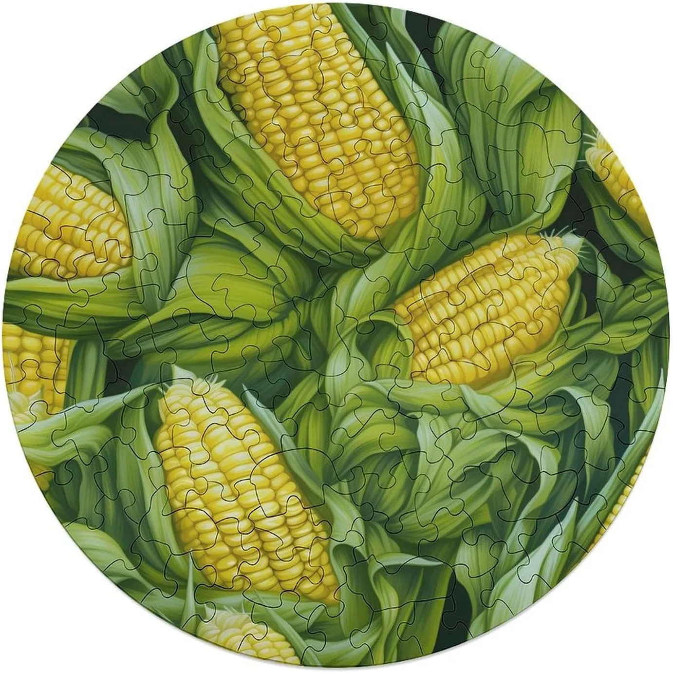 Animal Shape Puzzles for Home Wall Decor 120 PCS Corn Food Jigsaw decorative detectable marriage Harvard administration Puzzles for Adults Wooden 