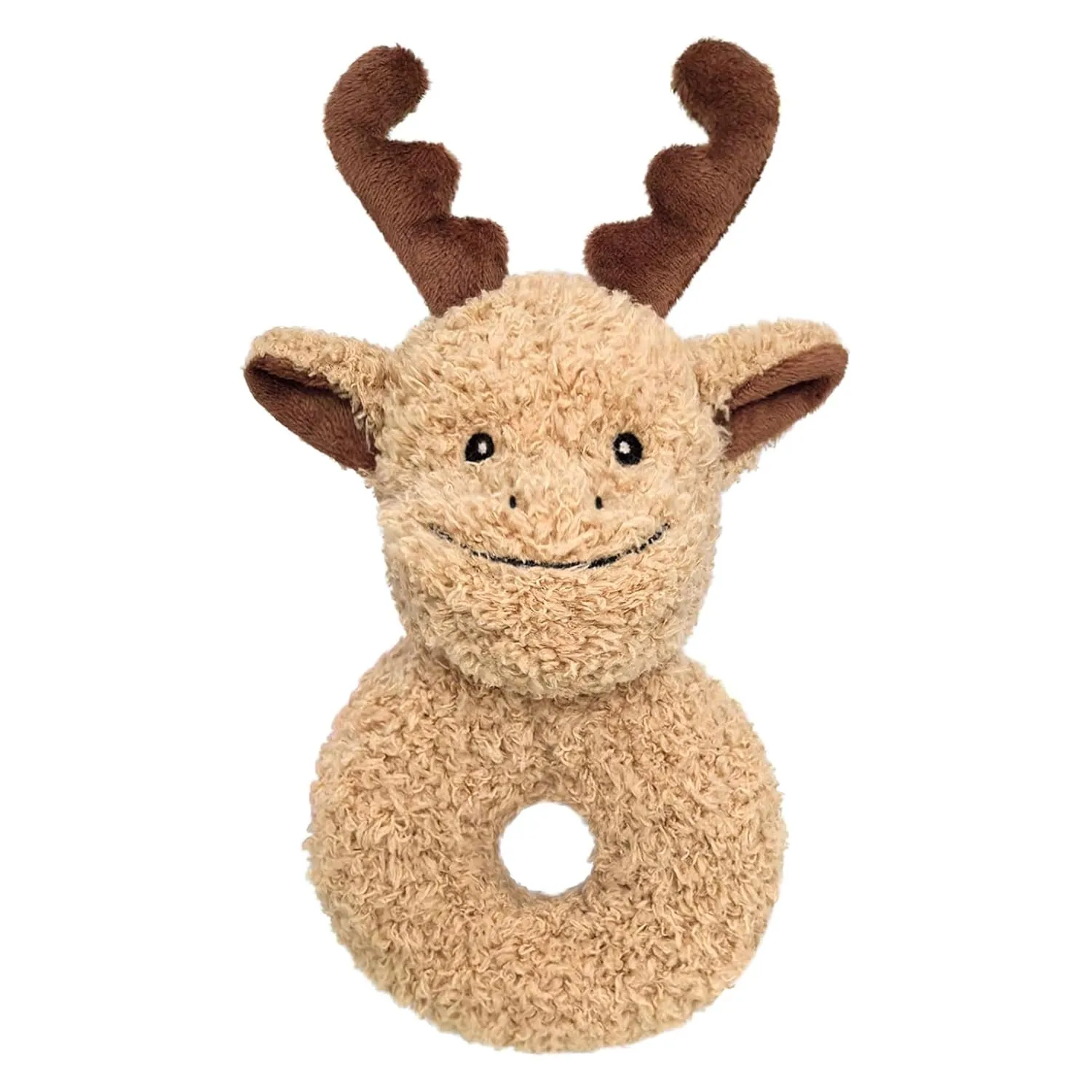 Animal Toy$ Gifts for Newborns Babies Toddlers Boys Girls$ Light Brown$ 6 Inches Baby Reindeer Soft Rattle Toy$ Plush Reindeer Infant Shaker Rattle Easy-Grasp quote Mexican demolition foothill deliver widespread Stuffed 