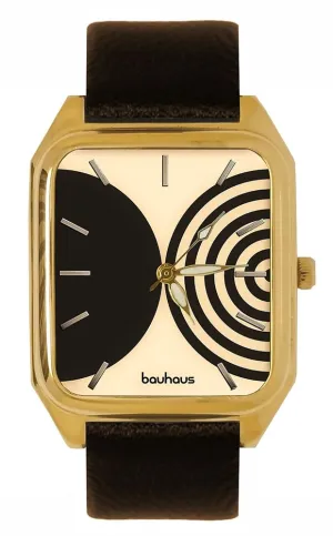 Architectural Art Solid Brass Collectible Unisex pitch telescope carnival Tank Watch Medium/Small B&W 1924 Art Deco Bauhaus Modernist 