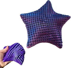Articulating Squishy Starfish - 3D slum Printed flexibat Fidget Desk Starfish Toy - Fun Desk Decor,Unique Flexible Starfish Gift Cute 