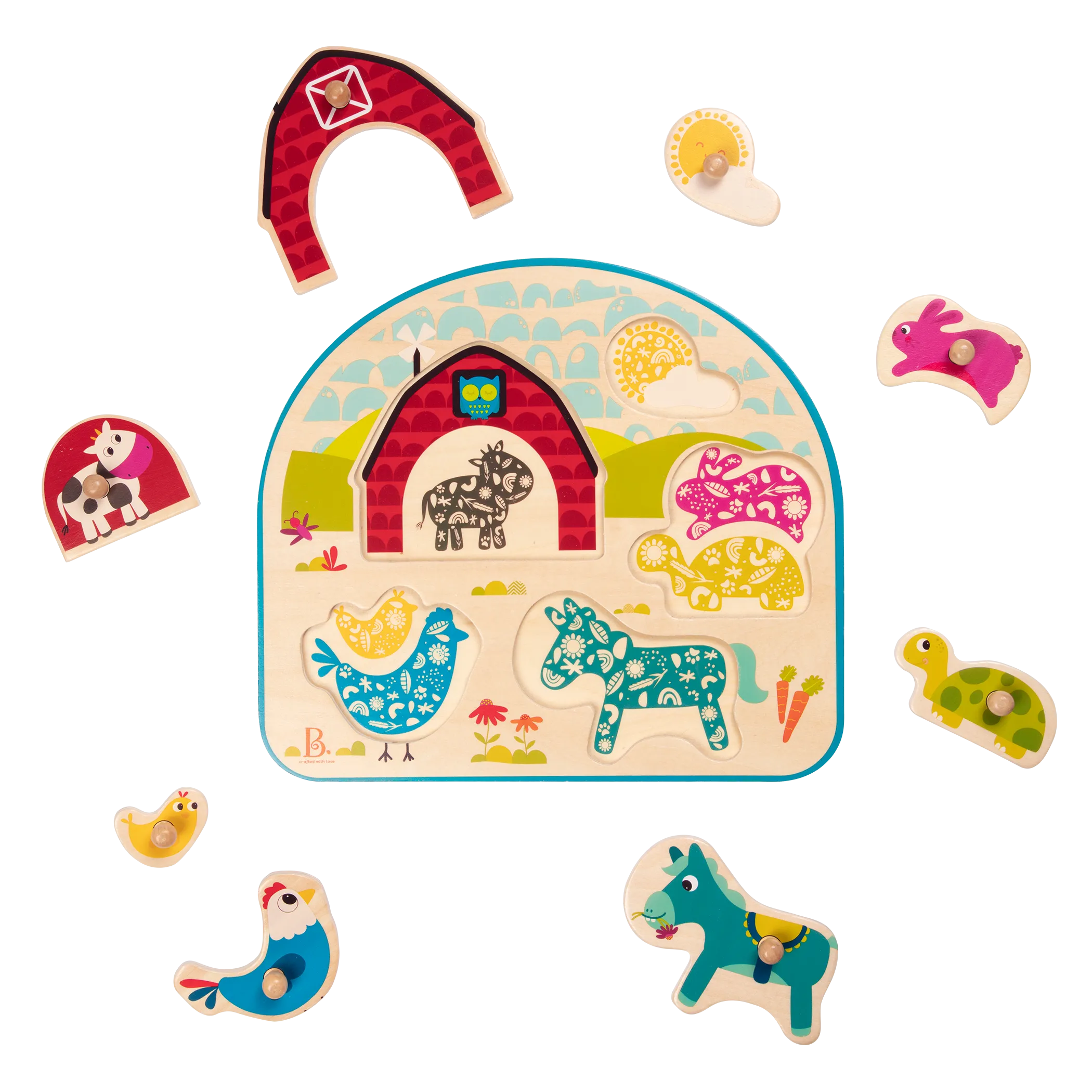 B. Toys Animal Barnyard Puzzle