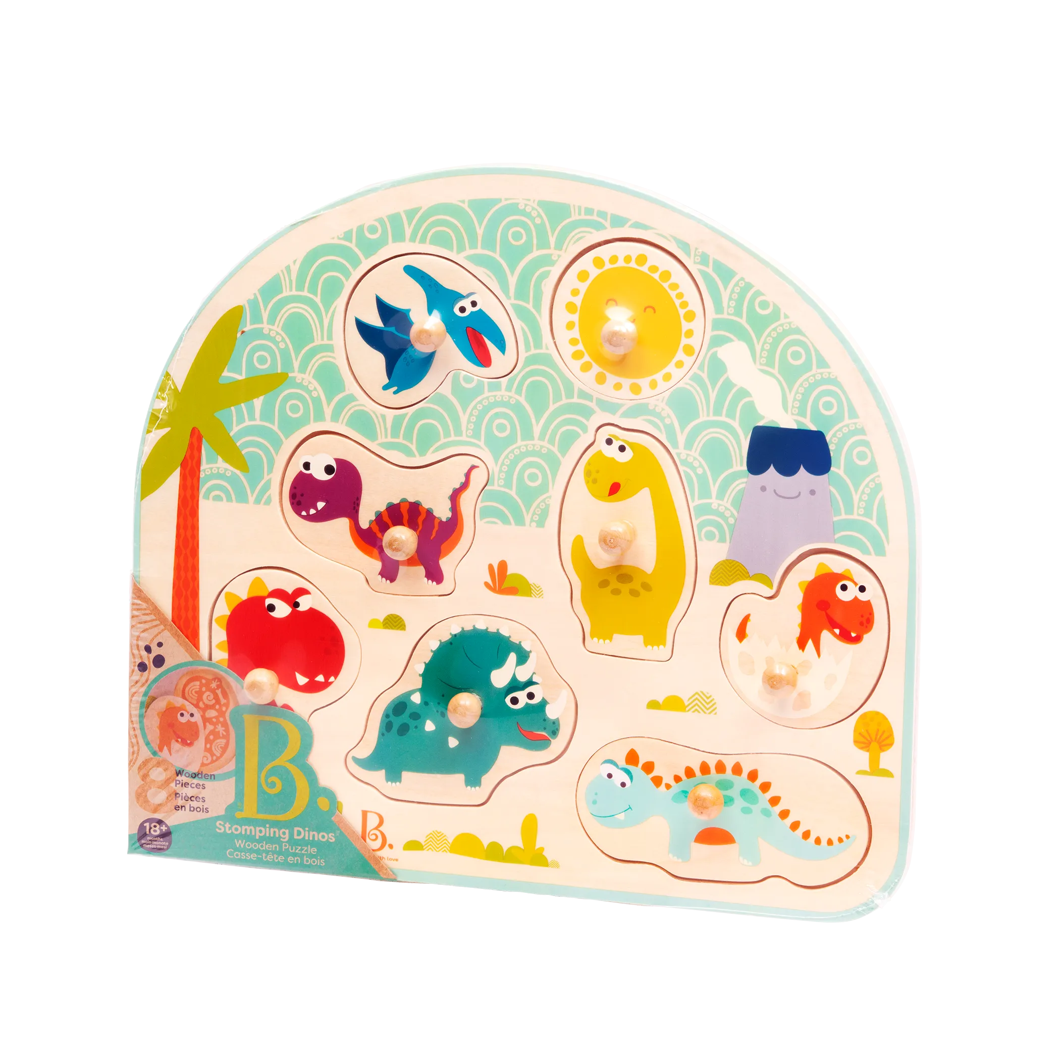 B. Toys Stomping Dinos Puzzle