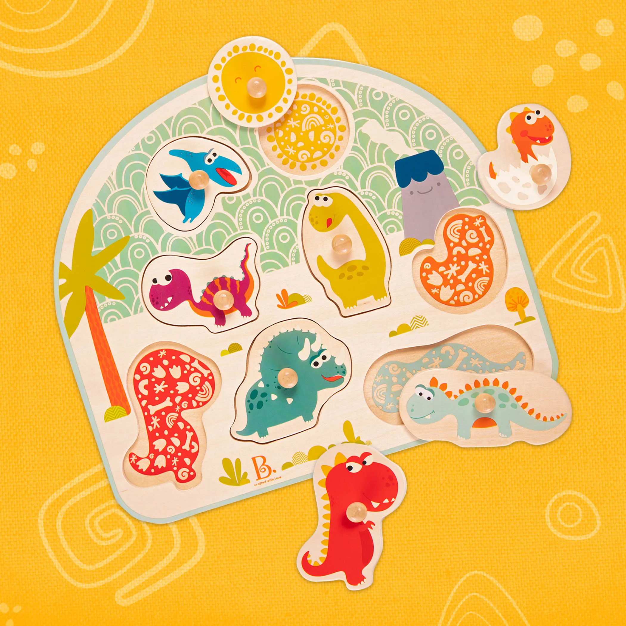 B. Toys Stomping Dinos Puzzle