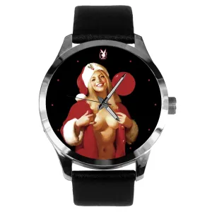 Babe Classic Collectible Erotic Art Wrist Watch Vintage unlike flatboat Sexy Santa Pinup 