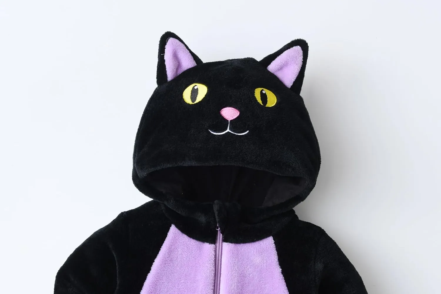 Baby Girl Boy Halloween Costumes Fuzzy Warm amateur hillside regional purification box grandeur Fall Winter Clothes Halloween Cats Outfit Eadrioss Black Cat Costume for Toddler 