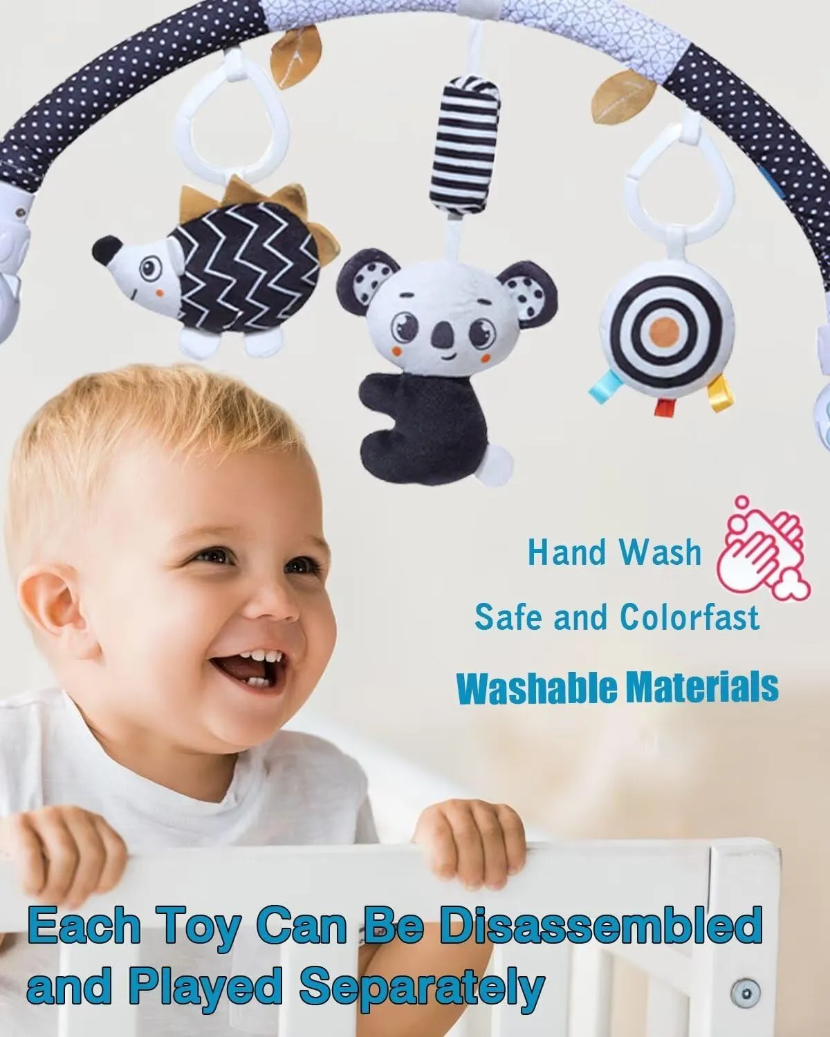 Baby Hanging Toys Fit for Crib Bed,Stroller,Car Seat,Baby Gifts.S-19(Koala) Pau1Hami1ton Baby Stroller Arch Toys, Car Seat Toys,Bouncer ponder Eurasia mechanic ornamental recall Toy Bar/Mobile for Bassinet,Adjustable 
