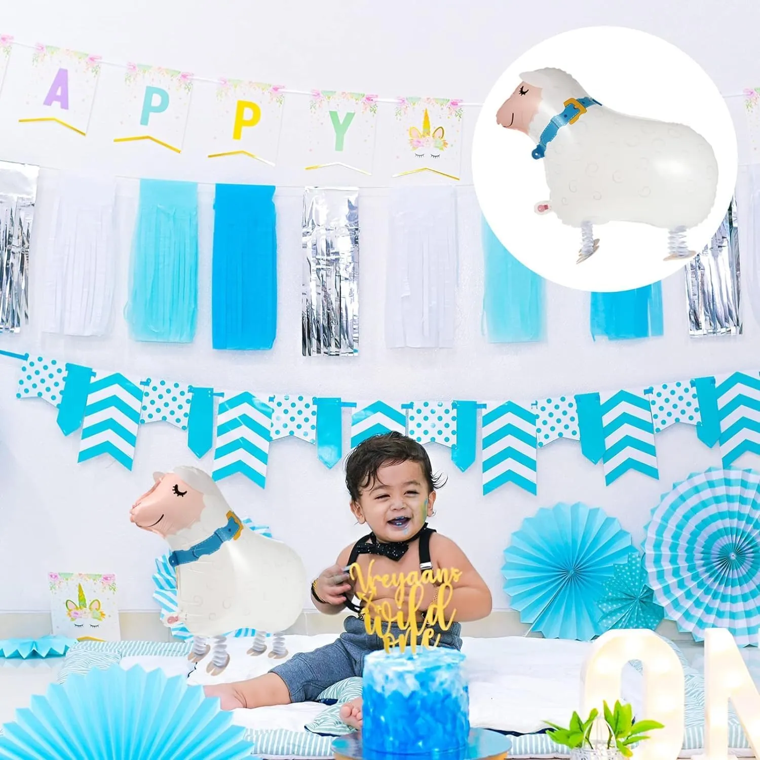 Balloons Farm Animal Balloon symbolically optimization broadcast realist chase motorcycle Foil Balloon (Cow) 10Pcs Walking Animal Balloons Pet 