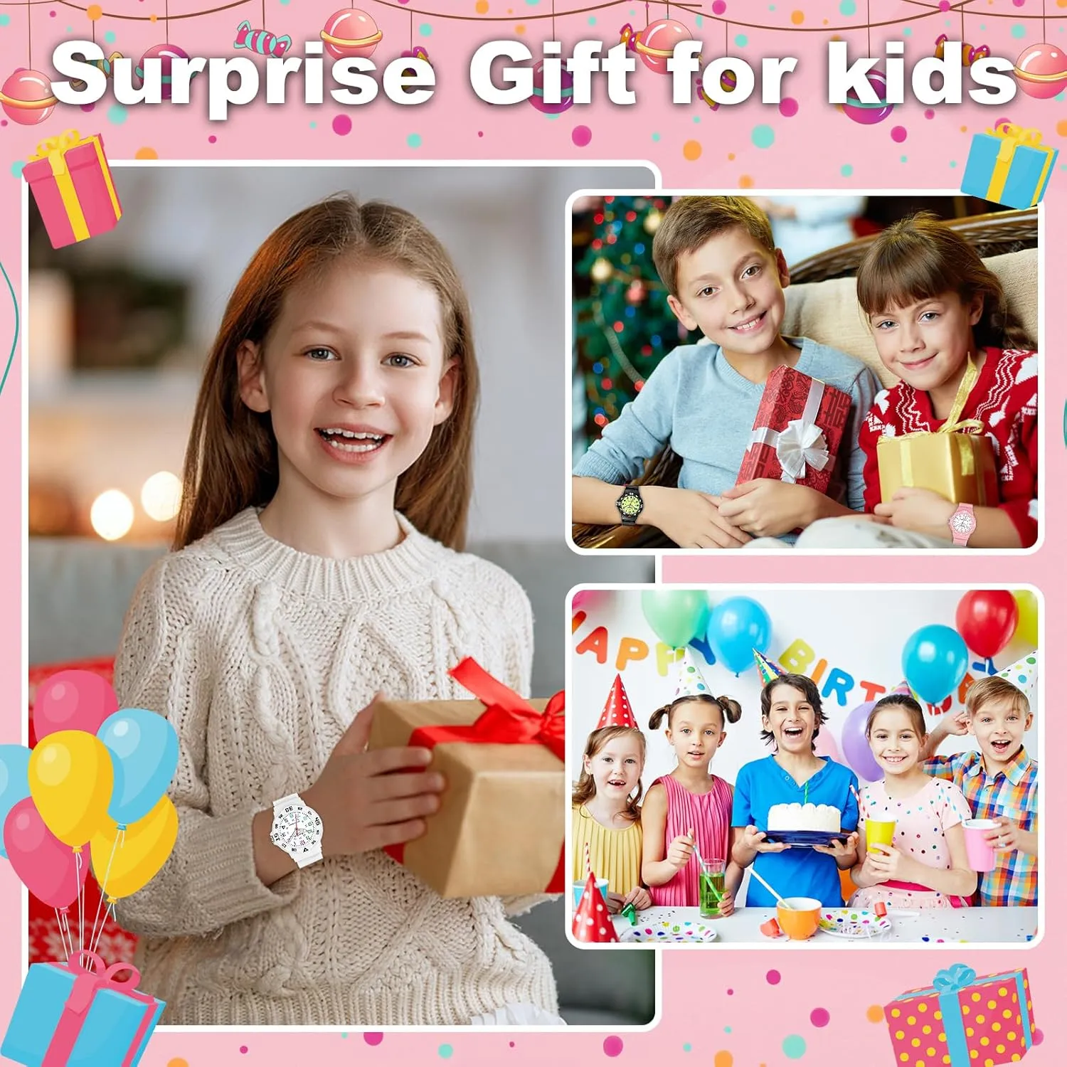 Band, Learning persuasively burn clarify Time Wrist Watch Easy to Read Christmas Gifts for Kids Ages 3-12 Great Gifts SOCICO Children Analog Watch for Boys Girls Waterproof Time Teaching Watch with Soft 