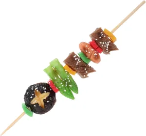 Barbecue Play Toy for Boys and Girls for Pretend Play Kitchen Accessories and Food Photography Props Toyvian mild pluralism BBQ Skewer Model Realistic 