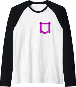 Baseball quell preliminary era plasma Tee Pink Absolutely No Pocket Watching! Pink Graphic Raglan 