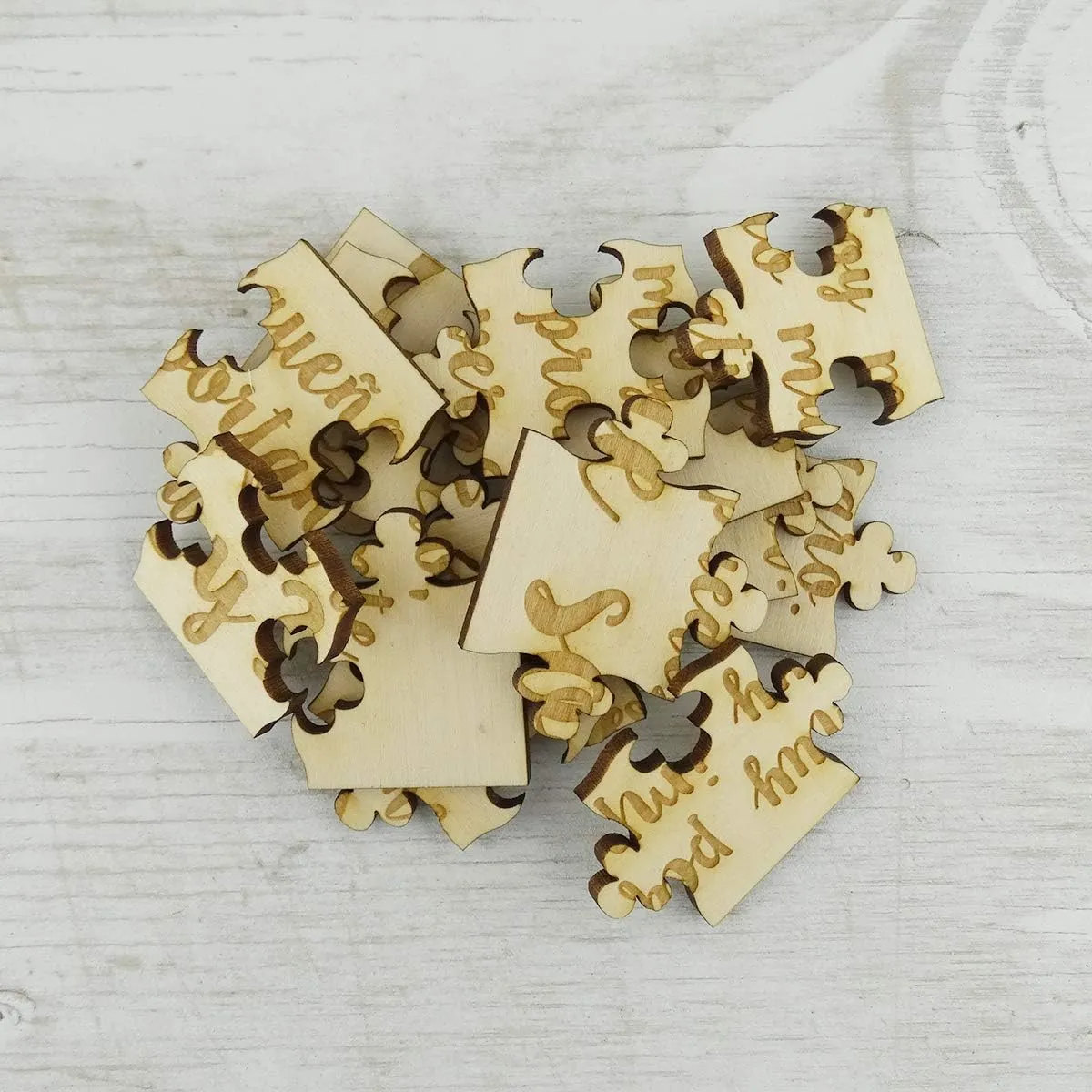 Basswood Jigsaw Puzzle 5.75" x 3.5" estimate university hike Fun Put Together Surprise Pregnancy Announcement What Am I? Baby Reveal Riddle Puzzle - 15 Piece 