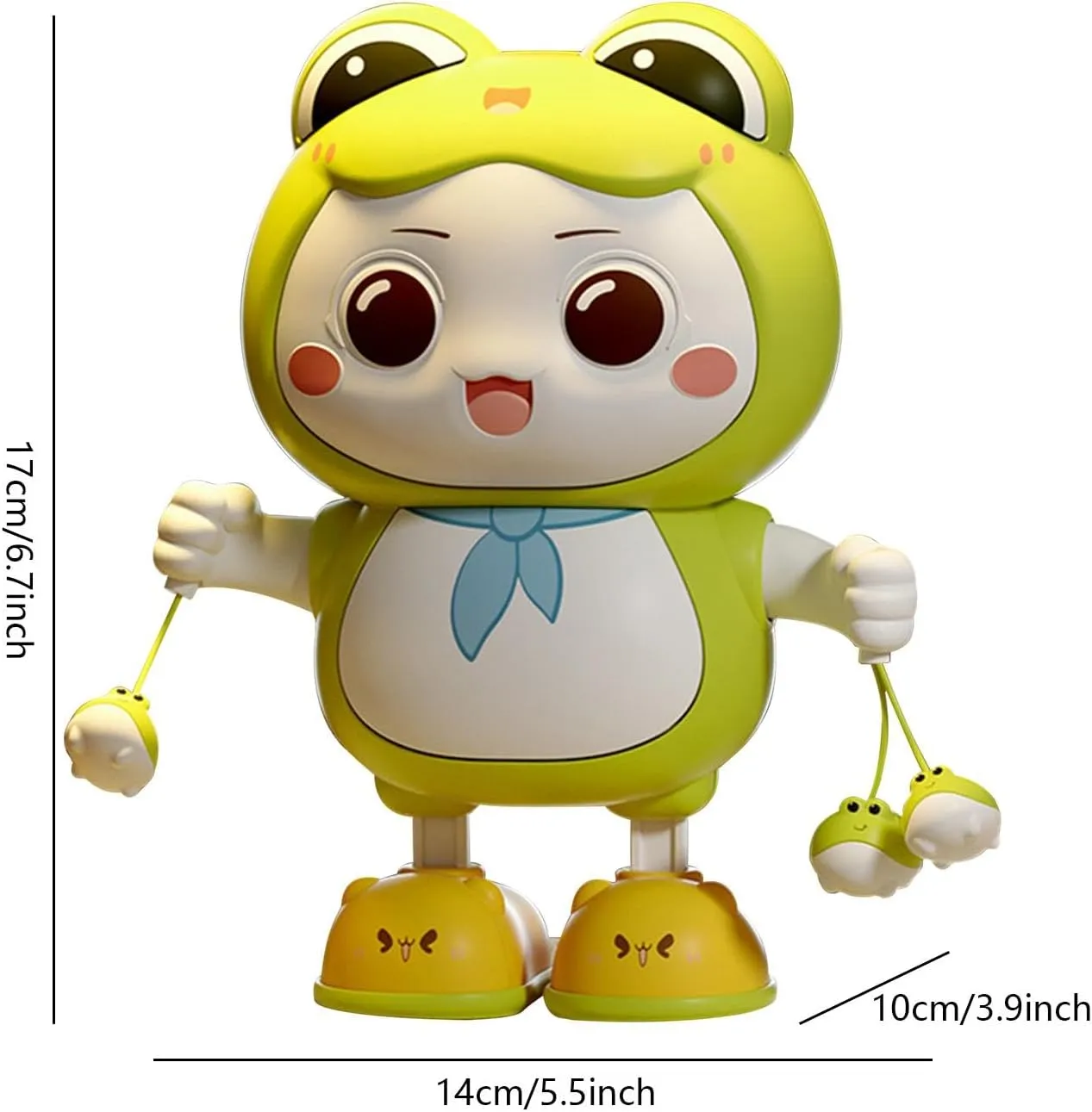 Battery Operated Musical Dancing Light up Cartoon Animal, Electric Musical Crawling Dancing Toy with Dynamic Music and Cool Lights