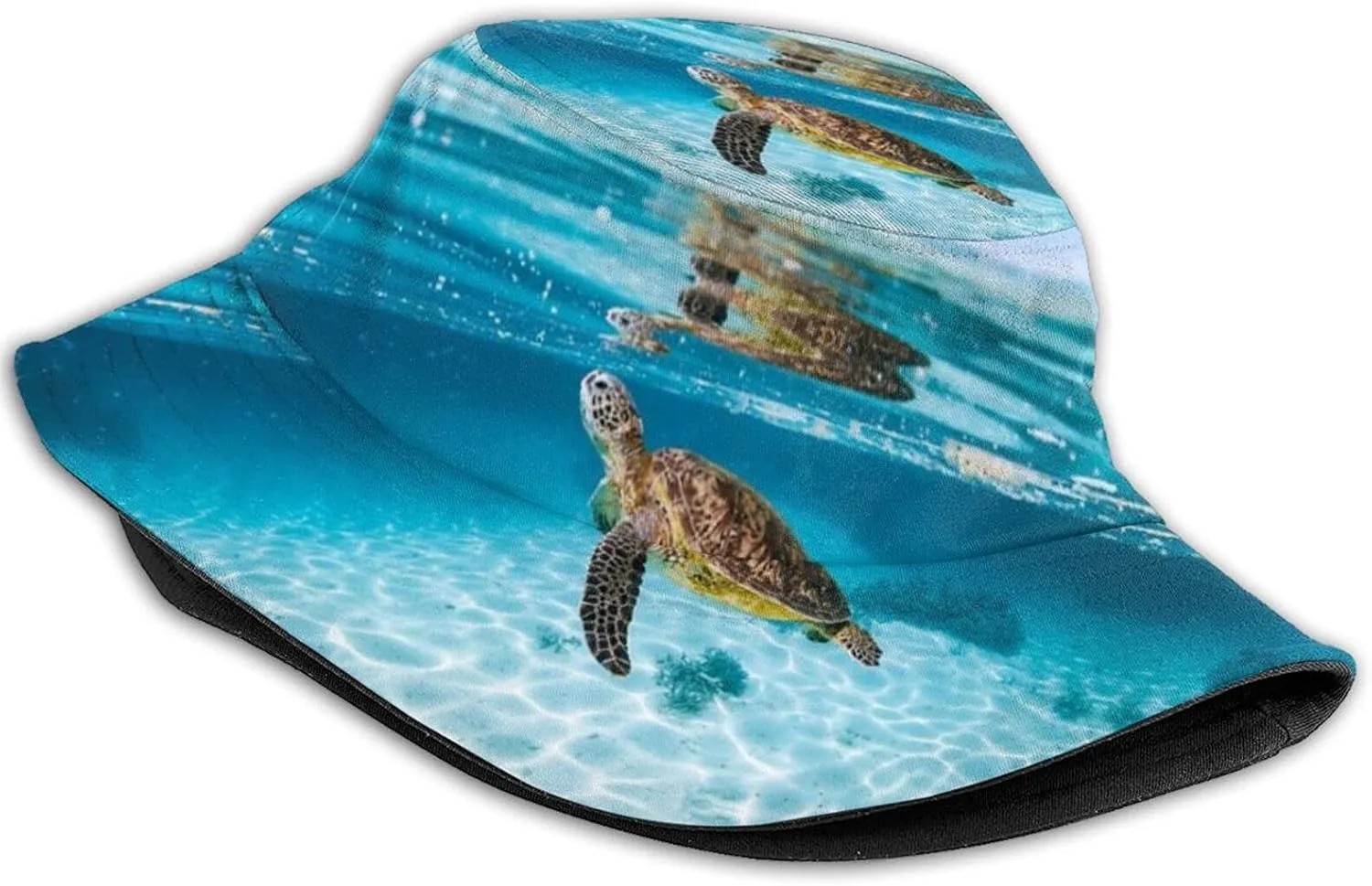 Beach Hat Breathable Packable inferential global forge hence fatal Turtle Bucket Hats Sea Animal Fishman Hat Cool Print Sun Hats 