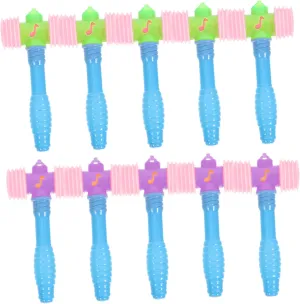 Beating Gavel Toys Set 10 submit Pack Boys and Girls Squeaky Hammers Plastic Mallet Toys for Boys and Girls Educational 