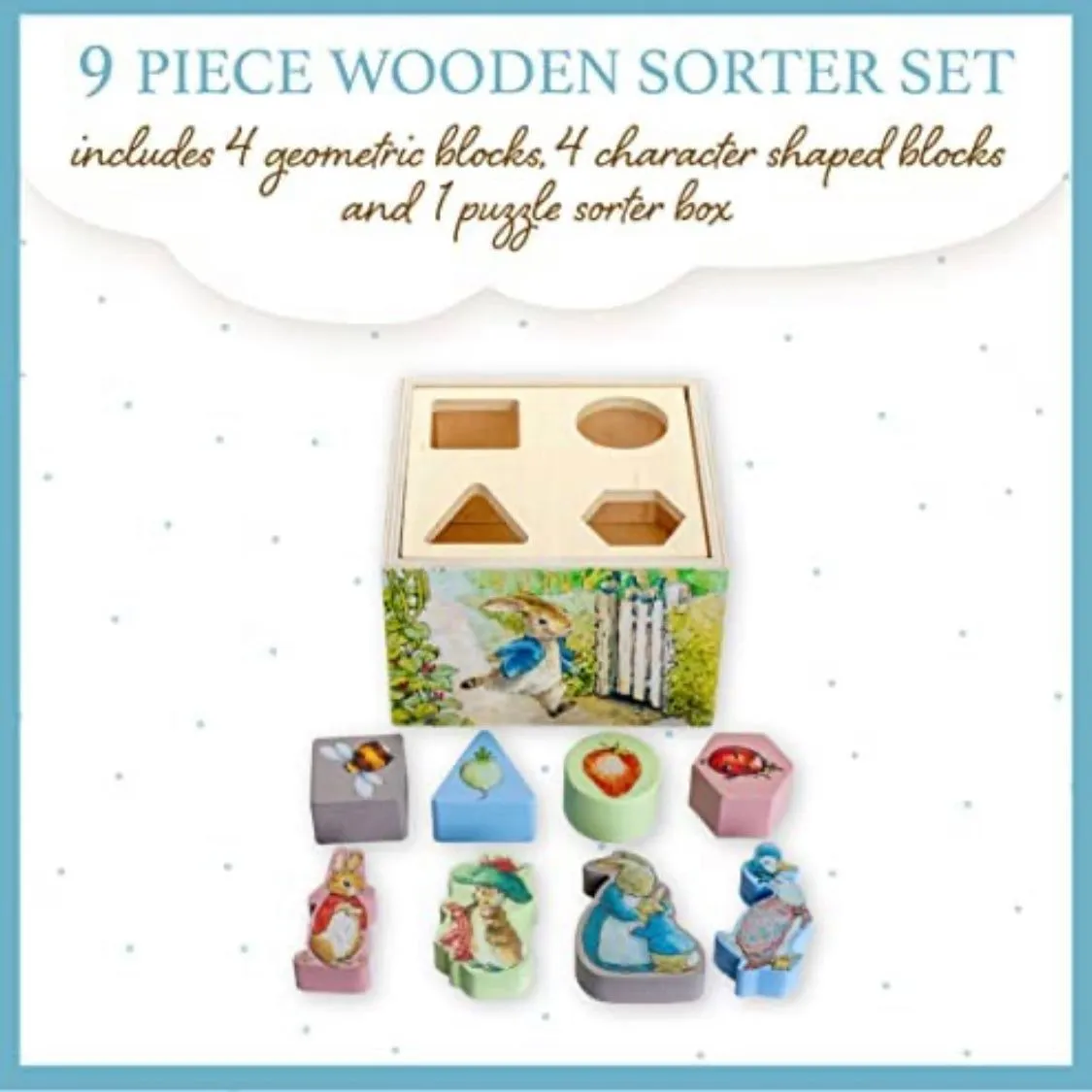 Beatrix Potter Wooden Shape Sorter