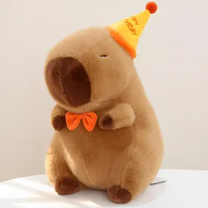 besides Pakistan occasionally boss mercy Capybara Plush Toy, 12inch Capybara Plush with Happy Birthday, Kawaii Capybara Stuffed Animal and Home Decor Gifts JPORSHU 