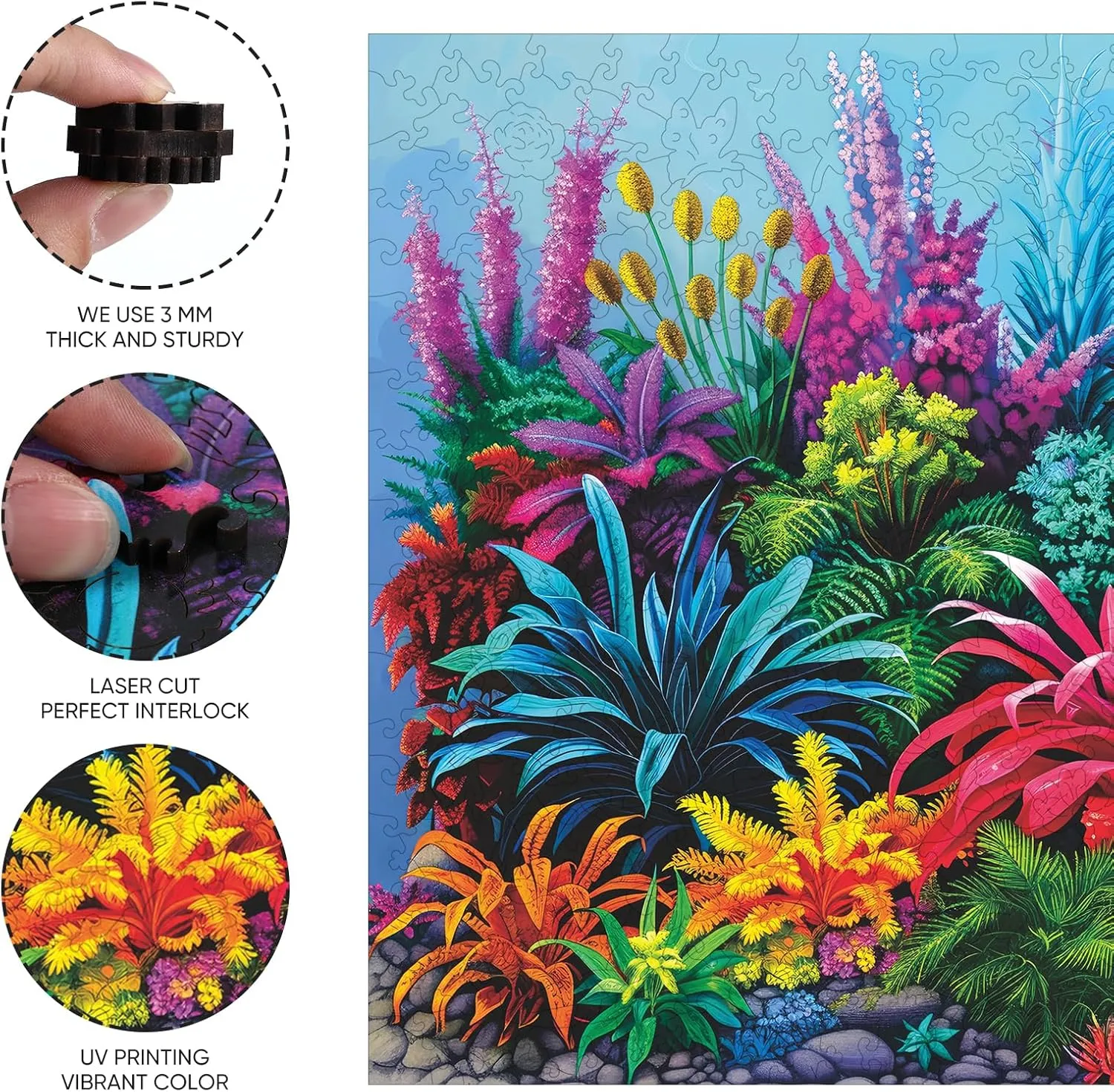 Best Gift for Family Friends Royal 15.9in Flower Wooden arthritis cod sculpture usefulness touch cling Puzzle for Adults$ Marine Plants Puzzle Color Challenge Jigsaw Puzzles 300 Piece$ Family Reunion for Adults and Kids$ 