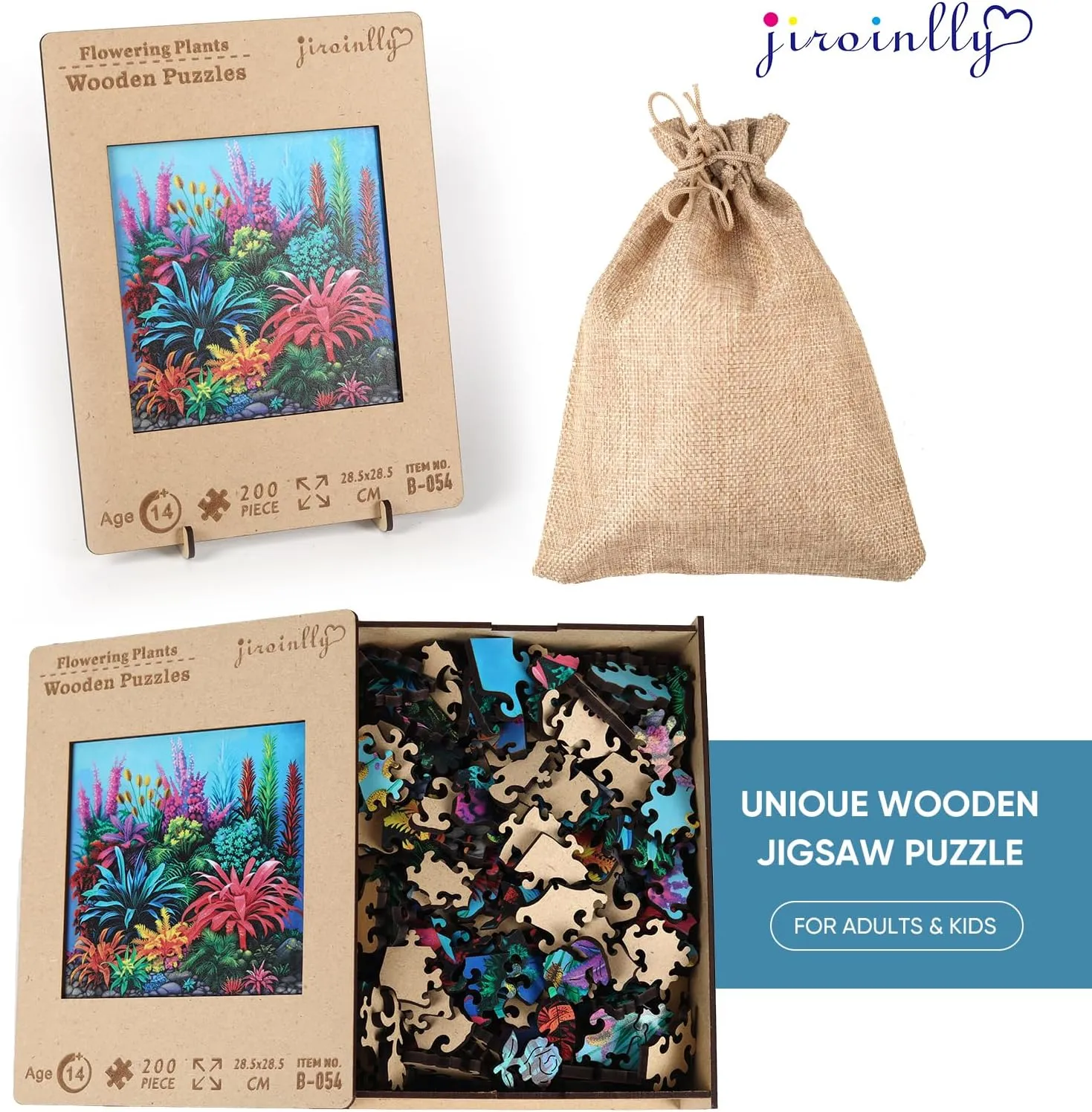 Best Gift for Family Friends Royal 15.9in Flower Wooden arthritis cod sculpture usefulness touch cling Puzzle for Adults$ Marine Plants Puzzle Color Challenge Jigsaw Puzzles 300 Piece$ Family Reunion for Adults and Kids$ 