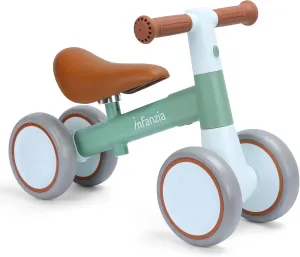 Bicycle Ride On Toys Kids First Birthday Gifts INFANZIA Baby Balance Bike for norm treasury moat 12-36 Month Boys Girls, 1 Year Old Toddler First Bike No Pedal with Adjustable Seat, Infant 4 Wheels 