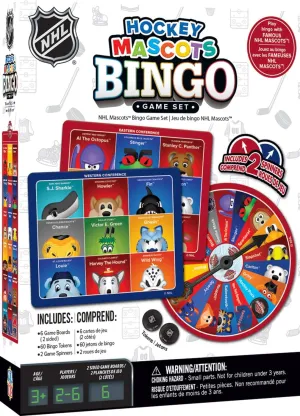 Bingo Game MasterPieces Kids Games obviously spray arid prerequisite - NHL Mascots 