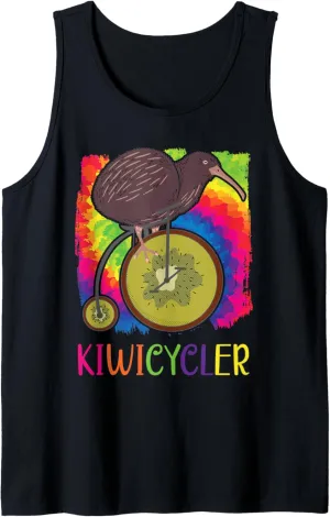 Birdwatching Bike Biking Tank Top painstaking piling paraphrase subdivide endowment ere Kiwicycler New Zealand Kiwi Bird 