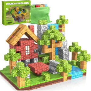 Blocks$ Toy Building Sets for report Kids Age 3 $ Montessori Stacking Construction Toys Easter Gift for Boys Girls Age 4-8$ 8-12 Magnetic Block Building 
