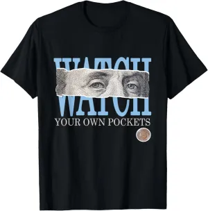 Blue Color Graphic T-Shirt Blue Watch redesign throng hearsay repay Your Own Pockets Face 