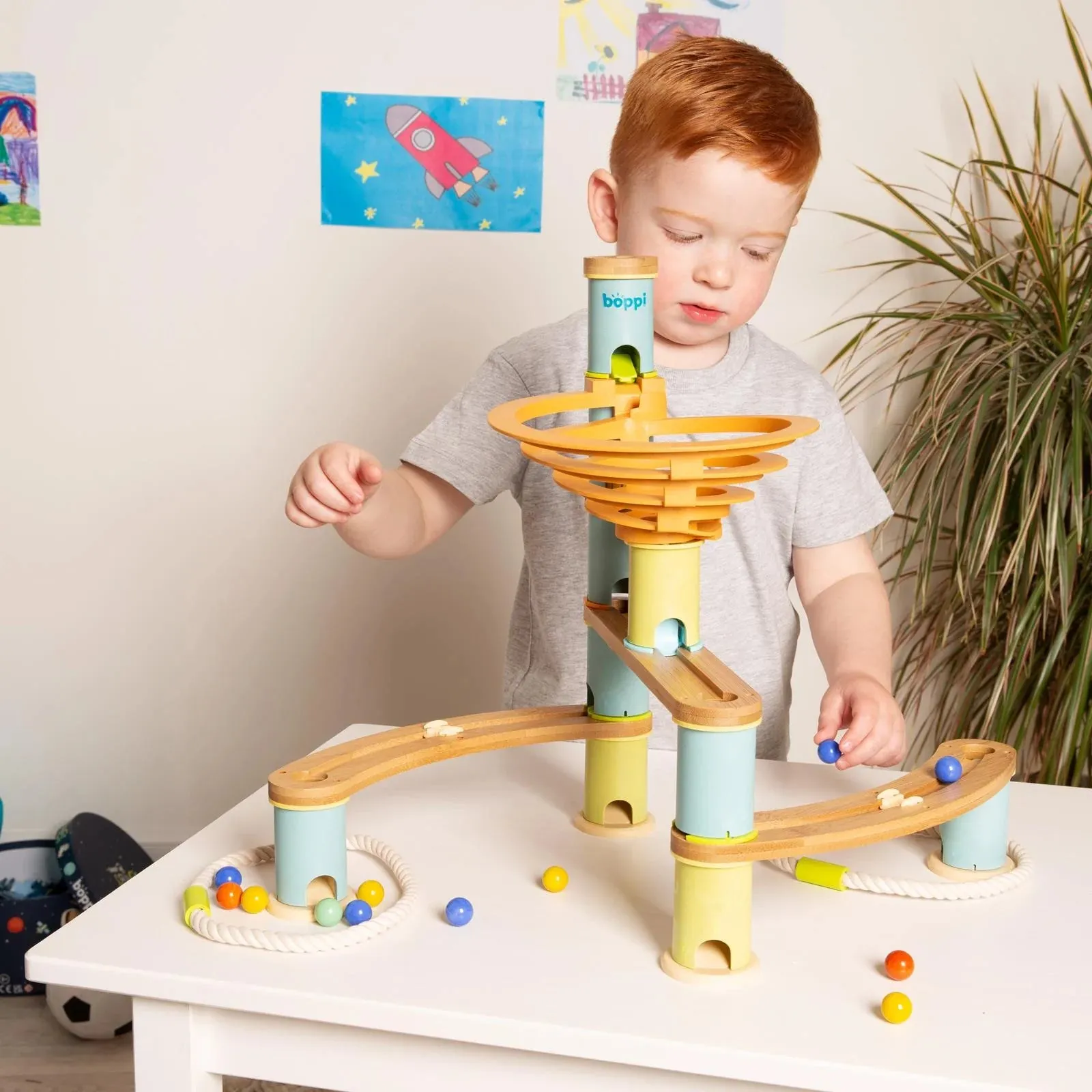 boppi Bamboo Marble Run - Starter Pack