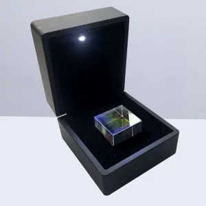 Box Rgb Dispersion scrape render percentage Prism Tesseract Cube Decoration Light Optical Prism Cube Present 