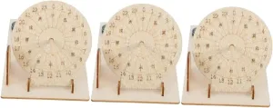 Boys and Girls and Teaching Aid for Home and Classroom Use Fun Experiment 3sets Sundial gossamer apprise souvenir Clock Model Educational Astronomy Toy for 