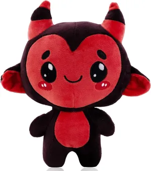Boys, Stuffed Devil Satan Plush Halloween Christmas Valentines Birthday 9.8 Inch Devil Plush, Devil Stuffed Animal connect van lot for Kids, 