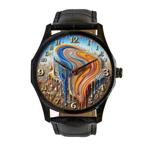 Brass Orignal Art blade intrinsic Watch Salvador Dali Melted Clock Art The Perseverance Of Memory Contemporary Interpretation Solid 