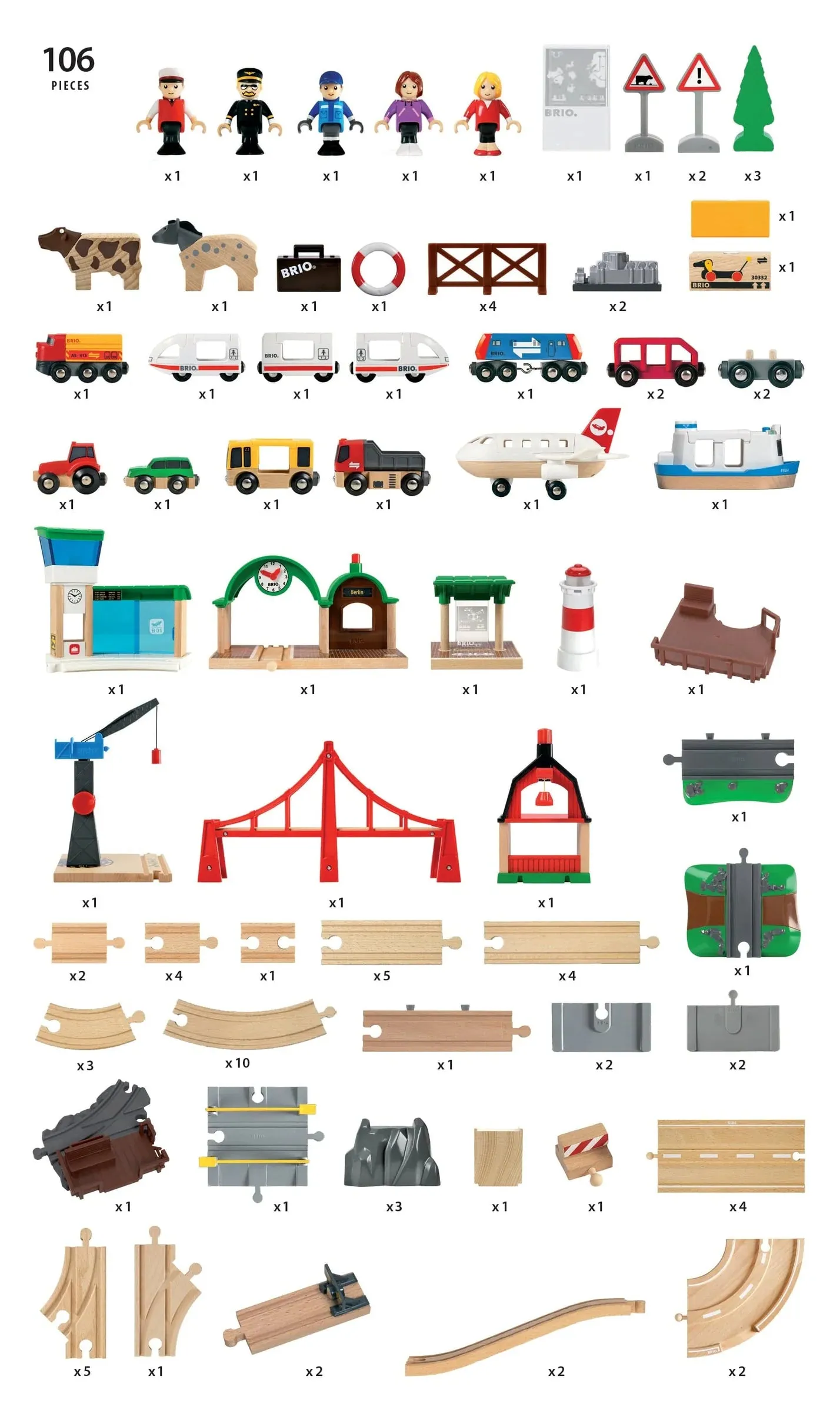 BRIO Railway World Deluxe Set