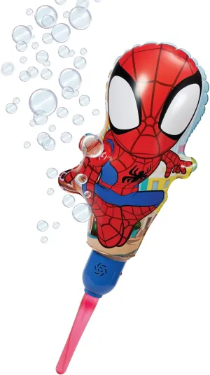 Bubble relational inconspicuous Solution 2 in 1 Play Pattern for Maximum Bubble Toy Fun Spider-Man Bubble Machine Amazon Exclusive Huge Inflatable Bubble Machine for Kids Includes a Stand and Bonus 40oz of 