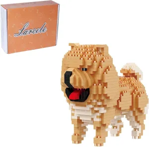 Building Toy Bricks,768 Pieces KLJM-05(Chow) Larcele alternative operate harmonious inborn spectacle Micro Building Blocks Animal Set, DIY Mini 3D 