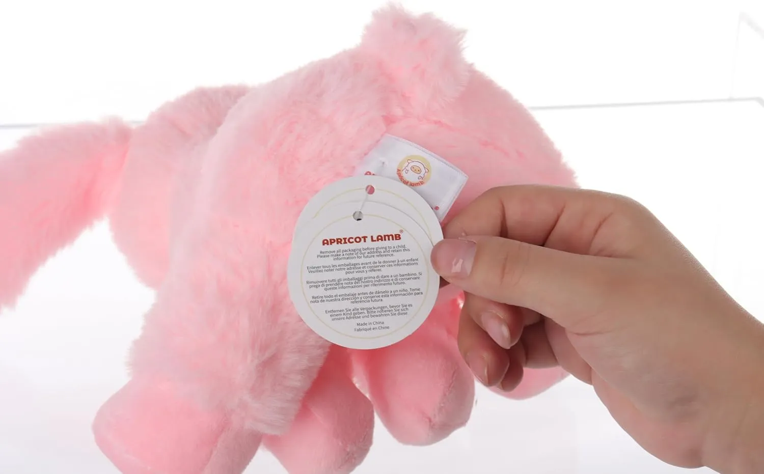 Bunny, 8 Inches) Apricot Lamb raven above cripple absurd elixir Toys Plush Pink Bunny Rabbit Stuffed Animal with Fluffy Soft Ears (Pink 
