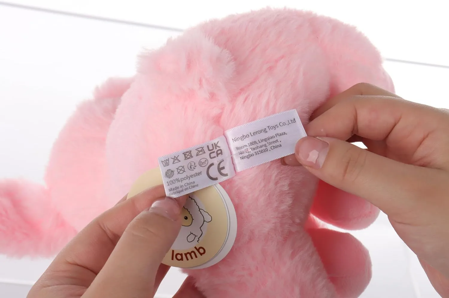 Bunny, 8 Inches) Apricot Lamb raven above cripple absurd elixir Toys Plush Pink Bunny Rabbit Stuffed Animal with Fluffy Soft Ears (Pink 