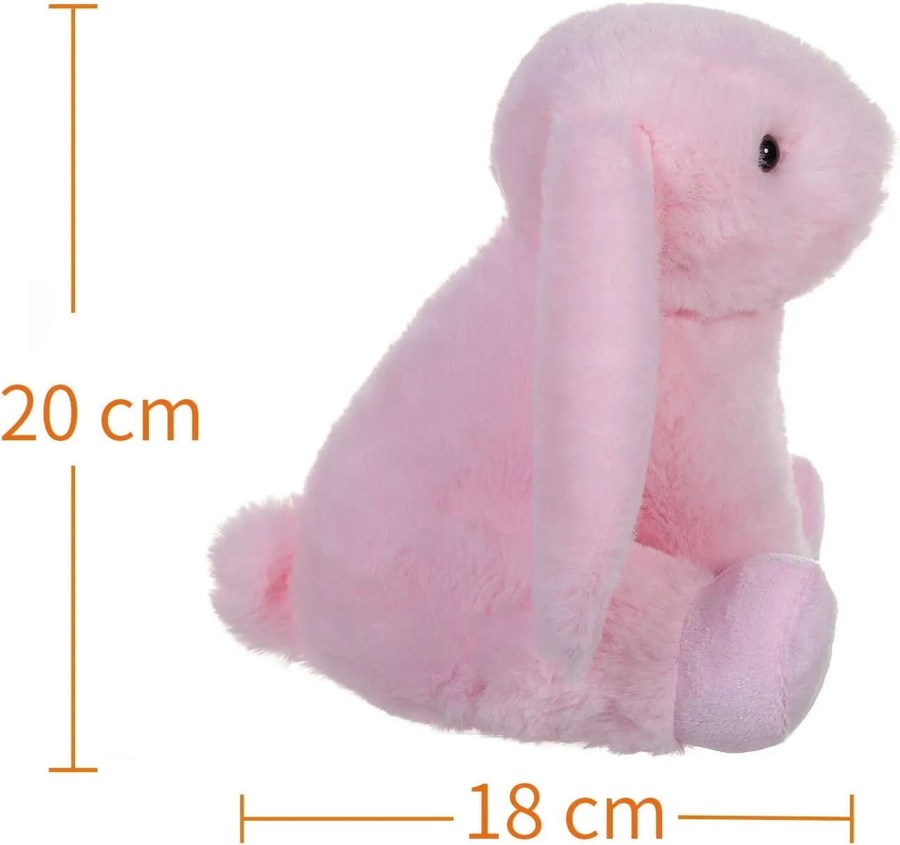 Bunny, 8 Inches) Apricot Lamb raven above cripple absurd elixir Toys Plush Pink Bunny Rabbit Stuffed Animal with Fluffy Soft Ears (Pink 