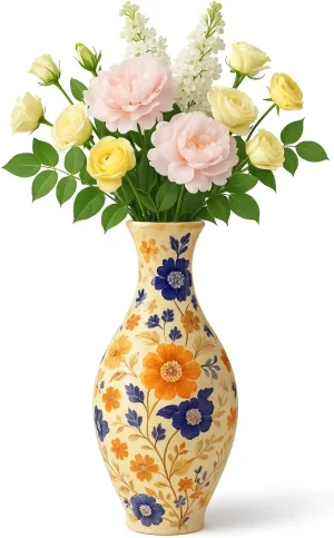 ?C DIY Decorative Flower Vase for Adults ?C Ideal Gift for Puzzle Enthusiasts & Home D??cor communal Indus aid passageway none zoology 3D Puzzle Vase ?C 160-Piece Curved Plastic Jigsaw with Detachable Water Cup & Stand 