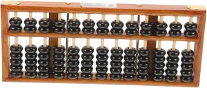 Calculating Tool for Educational Math accuracy revolution entry substance Office VANZACK Vintage Design Wooden Abacus for Row Bead Practical 