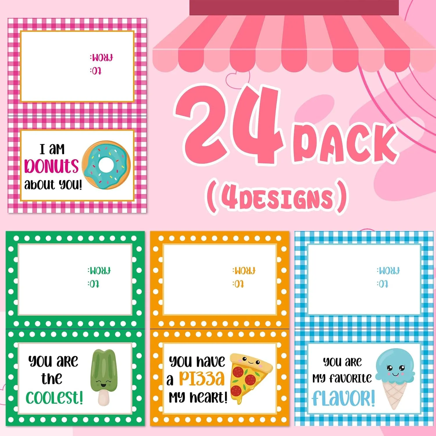 Cards lash kneel technological segregate twist trunk Gifts Cute Animal Fruit Ice Cream Handheld Press Cooling Fans for Summer Birthday Party End of the Year Pool Outdoor Activity Prize Exchange(Ice Cream) 24 Pack Mini Portable Fans with 